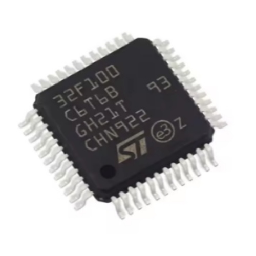 STM32F1 Microcontroller STM32F100C6T6B in stock STM32F100C6T6BTR new original IC MCU 32BIT 32KB FLASH 48LQFP - Image 1