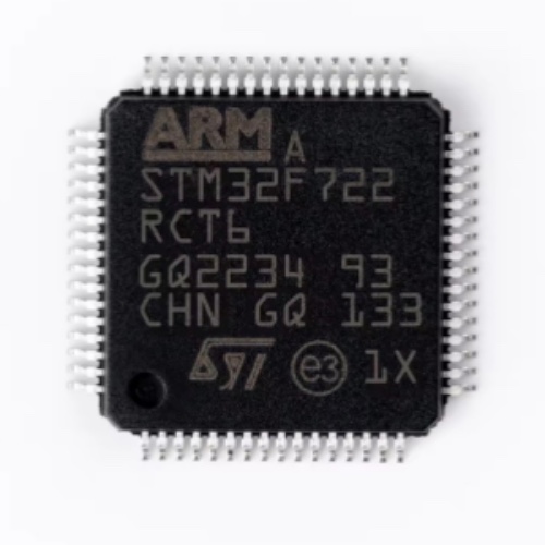 New Original STM32F722RCT6 in stock microcontroller IC MCU 32BIT 256KB FLASH 64LQFP STM32F722RCT6 - Image 1