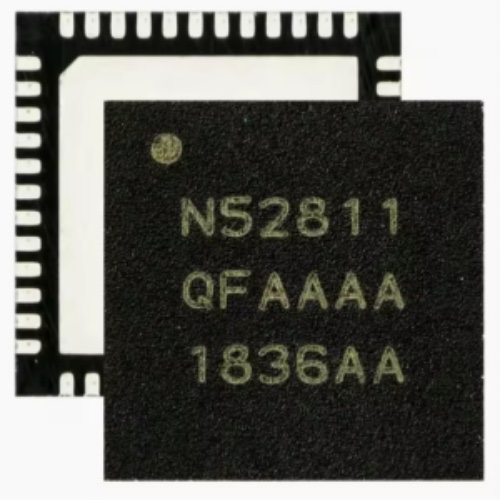 Integrated Circuit NRF52811-QFAA-R original new electronic components NRF52811-QFAA-R7 RF Transceiver ic chip NRF52811-QFAA - Image 1