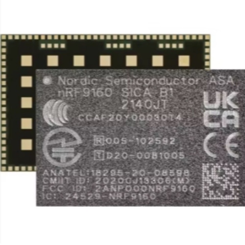 Original New NRF9160-SICA-B1A-R ic RF TxRx + MCU electronic components NRF9160-SICA-B1A-R7 700MHz ~ 2.2GHz Module - Image 1