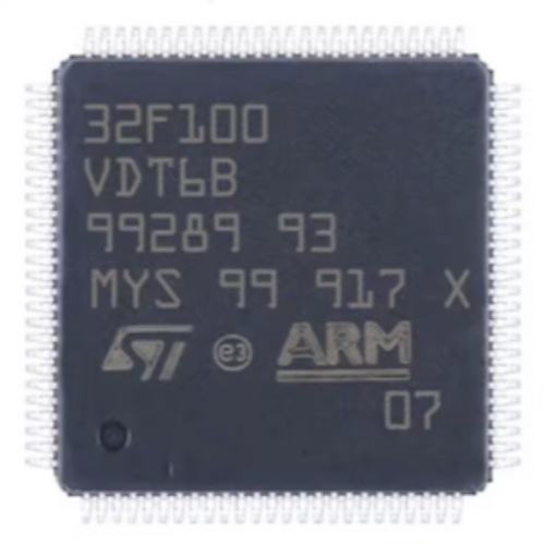 STM32F100 new original IC MCU STM32F100VDT6B in stock 32bit FLASH chip STM32F100VDT6BTR LQFP100 stm32 - Image 1