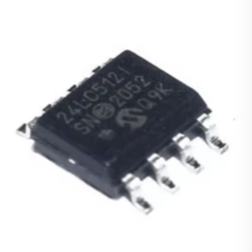Original New EEPROM Memory 24LC512T-I/SN in stock 24LC512-I/SN integrated circuit ic chip SOIC-8 - Image 1